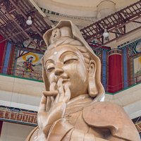 Buddha-Statue aus Stein