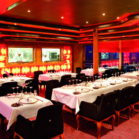 Gedeckte Tische im Club Restaurant Deliziosa