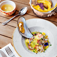 Traditionelles Fischgericht Ceviche