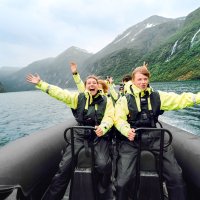 Speedboat-Tour im Fjord