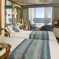 Bild Oceana Schiff vom Innen Balkonkabine 