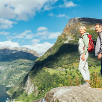 Ausflug Wanderung in Norwegens Fjorden