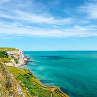Blick auf die blaue Ostsee