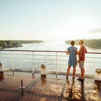 Einfahrt durch die Schären vor Stockholm