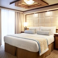 Bild: Schlafbereich einer Suite auf der Royal Princess