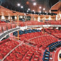 Foto der Sitztribünen des Theaters