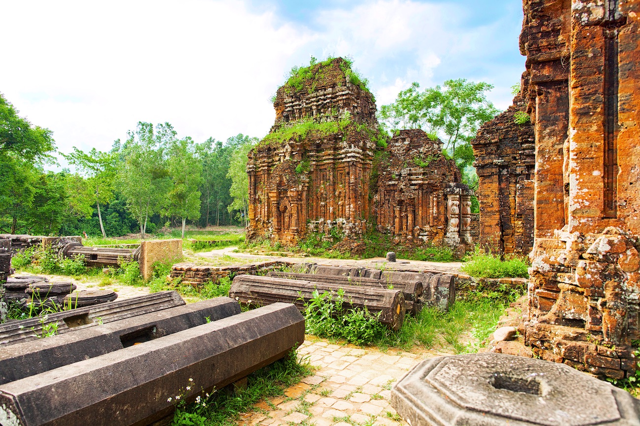 Alte Ruine mit Säulen
